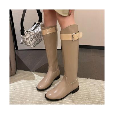 China Flat High Quality Durable Using Various Women Boots Winter Shoes Fashionable Knee High Boots for sale