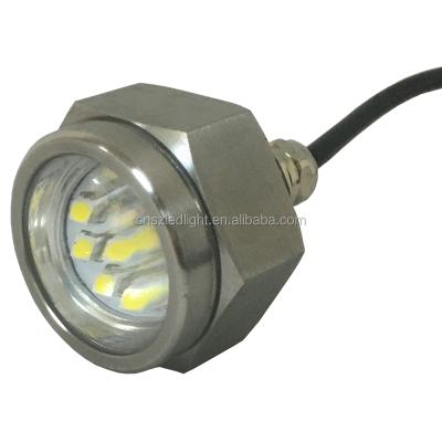 China Fish Attracting Boat Lamp Drain Plug Light Waterproof Universal LED Boat Light Yachts Light for sale