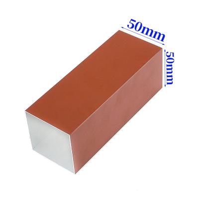 China Hot Selling China Shaanxi 80x40 Aluminum Tube Square Cavity Separation Tube Powder Coated Aluminum Tube for sale