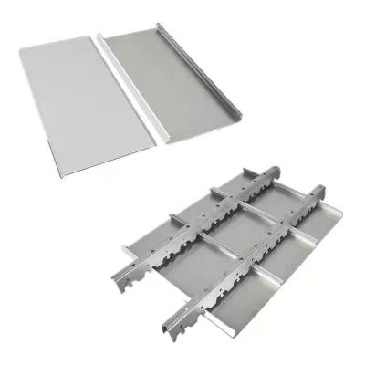 China 2021 Contemporary Wholesale Building Materials Metal Suspended Aluminum Strip G Shaped Ceiling for sale