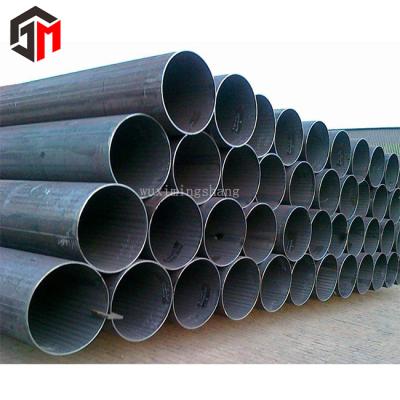 China Chemical Fertilizer Pipe Low Price Black Erw Pipes / Erw Steel Tube for sale