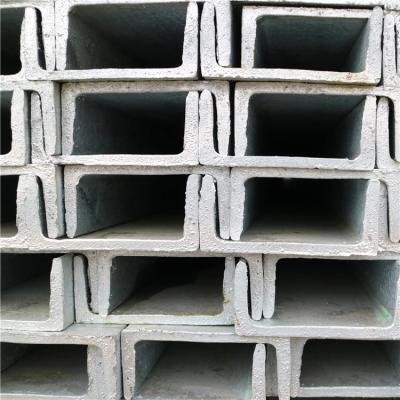 China Q235 / Q345 /SS400 Construction Hot Rolled Steel Channel U / C Section Shaped Steel Channels Profile SS400 Galvanized Coated 3 - 5 Days 6m-12m for sale