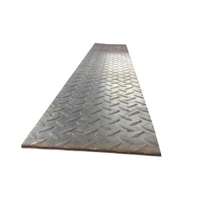 China Hot Dipped Galvanized Boat Plate Q235B Checkered Steel Sheet For Flooring for sale