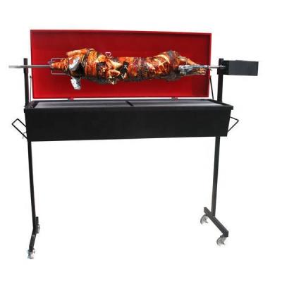 China Height 60Kg Adjustable Capacity Heavy Duty Spit Rotisserie Pork Grill for sale