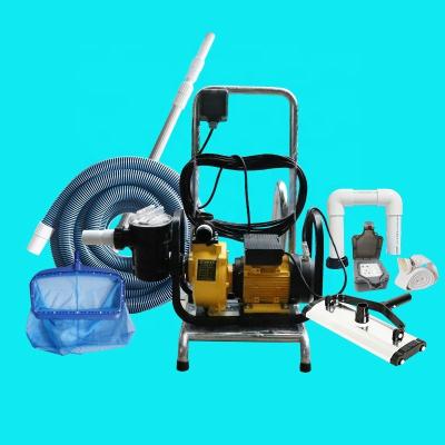 China Factory Price Pool Water Suction and Filtration Clean Kit with Pump, Leaf Net, Vacuum Head, Brush, Hose, Telescopic Rod for sale