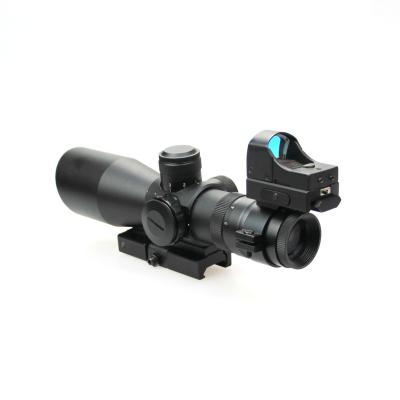 China Combo Aluminum Compact 3-9X42 Red&Green Riflescopes W/Mini Tactical Reflex Red Dot Sight for sale