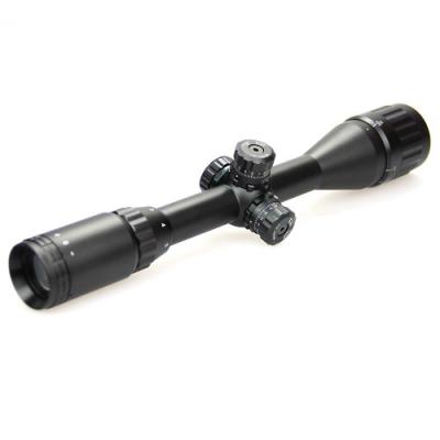 China Red&Green&Blue Tactical Aluminum Adjustable Illumination Riflescopes 6-24X50 Yards Factory Glass Etched Mil-point For Hunting for sale