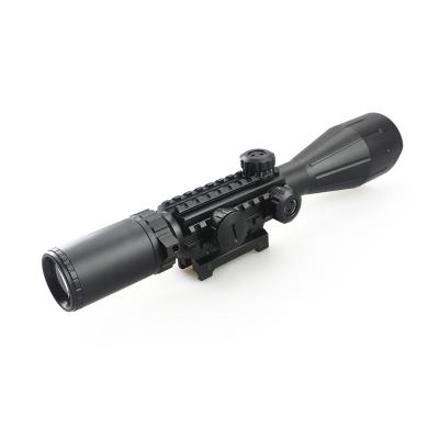 China Tri Rail Riflescope C4-12X50IR Red&Green Aluminum Enhanced Illumination, Exposed Turret, Weaver Slots Easy to Fit on 20mm Rail for sale