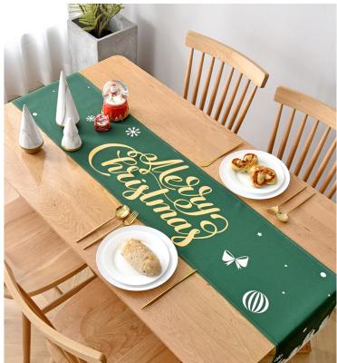 China Christmas Rectangular Tablecloths Christmas Theme Table Cloth Waterproof Dining Table Cloth For Home for sale