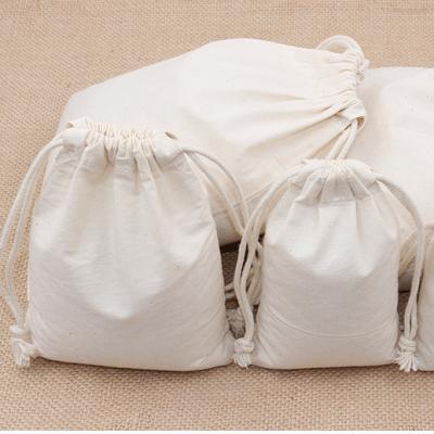 China Custom Viable Logo Eco Friendly Cotton Cloth Drawstring Bag Drawstring Shoe Bags Cotton Cloth Dust Bag for sale