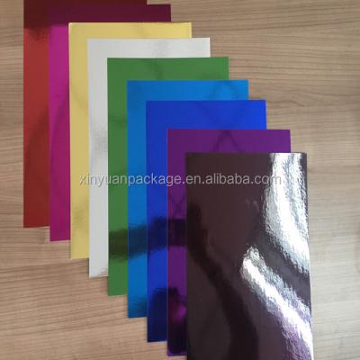 China High quality repurposed colored metallic paper for box for sale