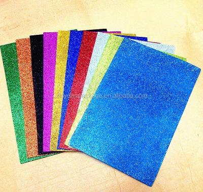 China Recycled glitter paper, sparkle paper, shiny paper, craft paper, school, kindergarten, invitation, box for sale