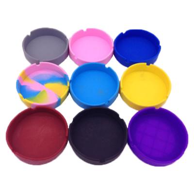 China Eco-friendly/BPA free custom silicone cigar silicone mold shatterproof safe cheap ashtray for sale