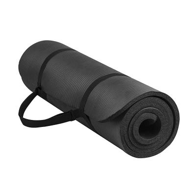 China Eco-Friendly Stocked Anti Slip Fitness Sports NBR Gym Yoga Mat for sale