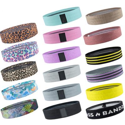 China Home Eco-Friendly Hot Fitness Yoga Amazon Logo Label Elastic Adjustable Resistance Custom Booty Bands for sale