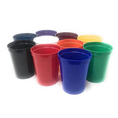 China Sustainable 2020 Eco - Friendly Customs Printed 16oz PP Plastic Stadium Cups for sale