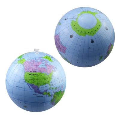 China Free Eco-friendly Wholesale Cheap Promotional PVC/PVC Adertising Customized Earth Globe Beach Ball for sale