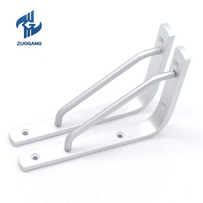 China Stainless Steel Or Zuogang Cold Rolled Steel Aluminum L Shape Slotted Shelf Bracket With Factory Price for sale