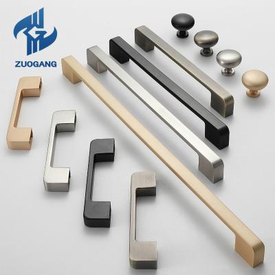 China Modern Manufacturer Zuogang Bedroom Furniture Chain Pull Pull Black Sideboard Handles for sale