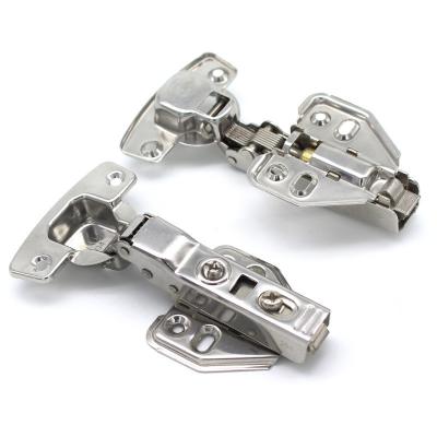 China Kitchen buffer hardware funiture heavy duty damping soft close stainless steel wardrobe hinge for sale