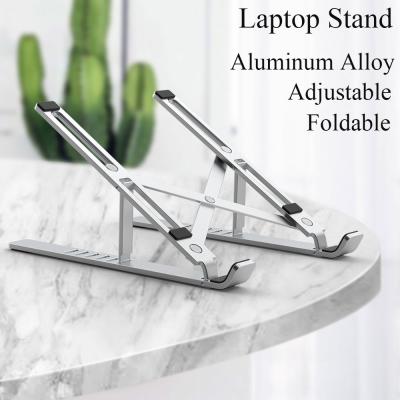 China Aluminum Laptop Stand Folding Laptop Stand (Height) Hot Selling Adjustable Portable Laptop Stand Adjustable for sale