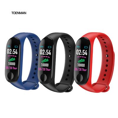 China Touch Screen Bestsellers Bracelet Android IOS Heart Rate Blood Pressure Monitoring M3 Smart Watch for sale