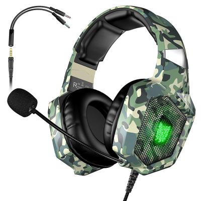 China Professional Headband Fashion Design Gaming Headsets Onikuma K8 RGB Earphone for sale