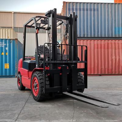 China Vlift Hotels 3.5 Ton Diesel Forklift With 3m Lifting Height for sale