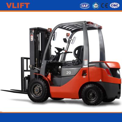 China 2 ton hydraulic forklift diesel type near TOYOTA 2000kg for sale