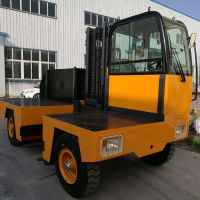 China Hydraulic Diesel Hotels 1-10 Ton Side Loader 6 Ton Side Loader Lifting Height 5.5m for sale