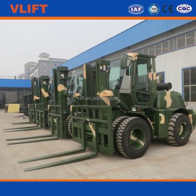 China CPCY50 5000kg 5 ton rough terrain forklift for sale