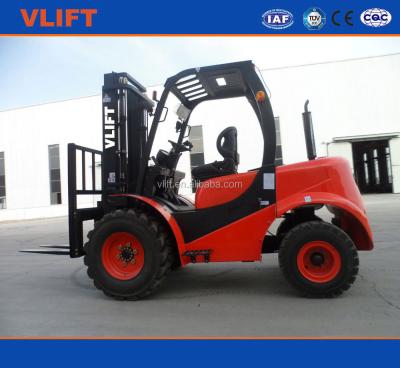 China 2 Ton Rough Terrain Forklift with 2 Front Wheel Drive 2000kg for sale