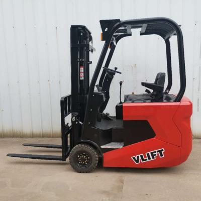 China Hotels 1.5 Ton Electric Forklift Lifting 3m AC Full With Solid Tires for sale