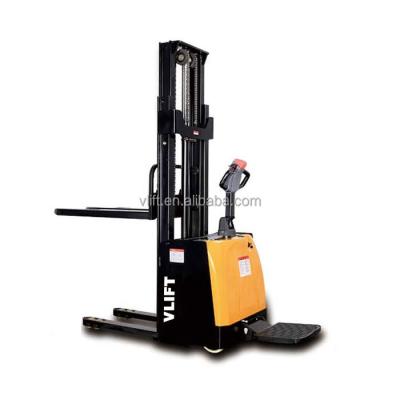 China 1.2 Ton Electric Driver Standing Stacker Powered 1200kg Pallet for sale