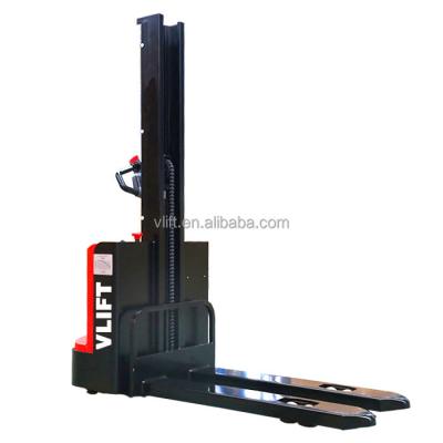 China 1.2 ton mono mast electric stacker working in 1200kg container for sale