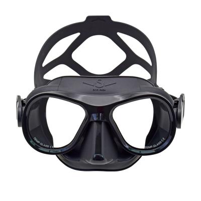 China New Freediving Sports Volume 25CC Wave Ultra Low Automatic Professional Swimming&Diving Mask Swimming Diving Goggles for sale