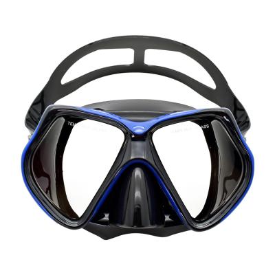 China Snorkeling Scuba Diving Freediving Mask Swimming Snorkeling Snorkel Set Tempered & Full Glass Snorkel Professional Frameless Scuba Swimming Dry &Diving for sale