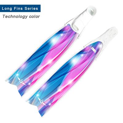 China Fashional Custom Fins Scuba Fins Freediving Fins Carbon Fiber Long for Scuba Scuba Snorkeling Swimming Spearfishing for sale