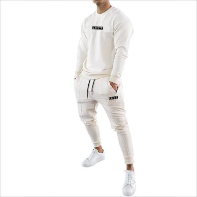 China QUICK DRY Muscle Fitness Mens Sports Printing Hoodie Outdoor Basketball Two-Piece Set Tracksuits For Men for sale