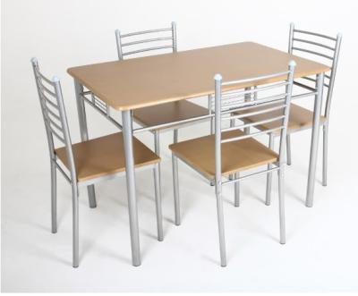 China Modern dining table and chairs, kitchen tables and 4 chairs dining furniture for sale