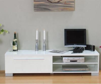 China White High Gloss PANEL MDF TV Stand / Living Room Furniture for sale