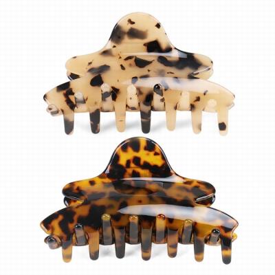 China Smart Daily Decoration Large Hair Claw Clips For Women, Turtle Shell Strong Hold Big Claw Hair Clips For Thin Thick Hair for sale