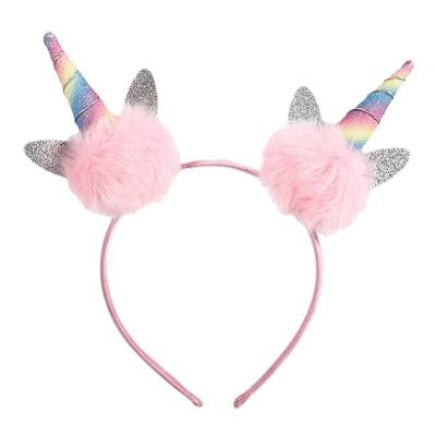 China Wholesale Cute Unicorn Headband Children's Hair Band Unicorn Hair Accessories Girl Party Casual Unique Design Headband for sale