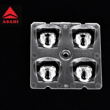 China Area Lighting 2x2 Very Short Lens 50mm Module 50D4LED7070T2VS TYPEII For 7070 LED For Street Lighting for sale