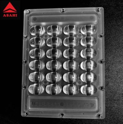 China High Bay Light 4x6 Lens Highbay 30 Degree X 90 Degree LED Lens 135D24LED3090G PC Lens for sale