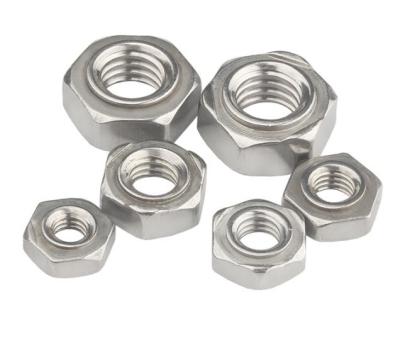 China Chinese Manufacturer DIN929 Heavy Industry Stainless Steel Hex Weld Nut Coarse Thread Hex Nuts for sale