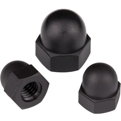 China Wholesale Heavy Industry High Quality Plastic Polyamide PA66 Nylon Lock Nuts Cap Nut for sale