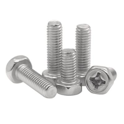 China Wholesale HEX Factory Assemblies Cross Recessed Hex Head Bolt With Recess for sale