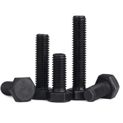 China High Tensile Black Full Thread Hex Bolt Din933 Hex Carbon Steel Carbon Steel Main Screw Bolt for sale