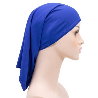 China Fashion Muslim Fashion Under Hijabs Scarf Stretch Tank Top Hijabs Turban Inner Islamic Female Hood Around Front Under Hijab Caps for sale